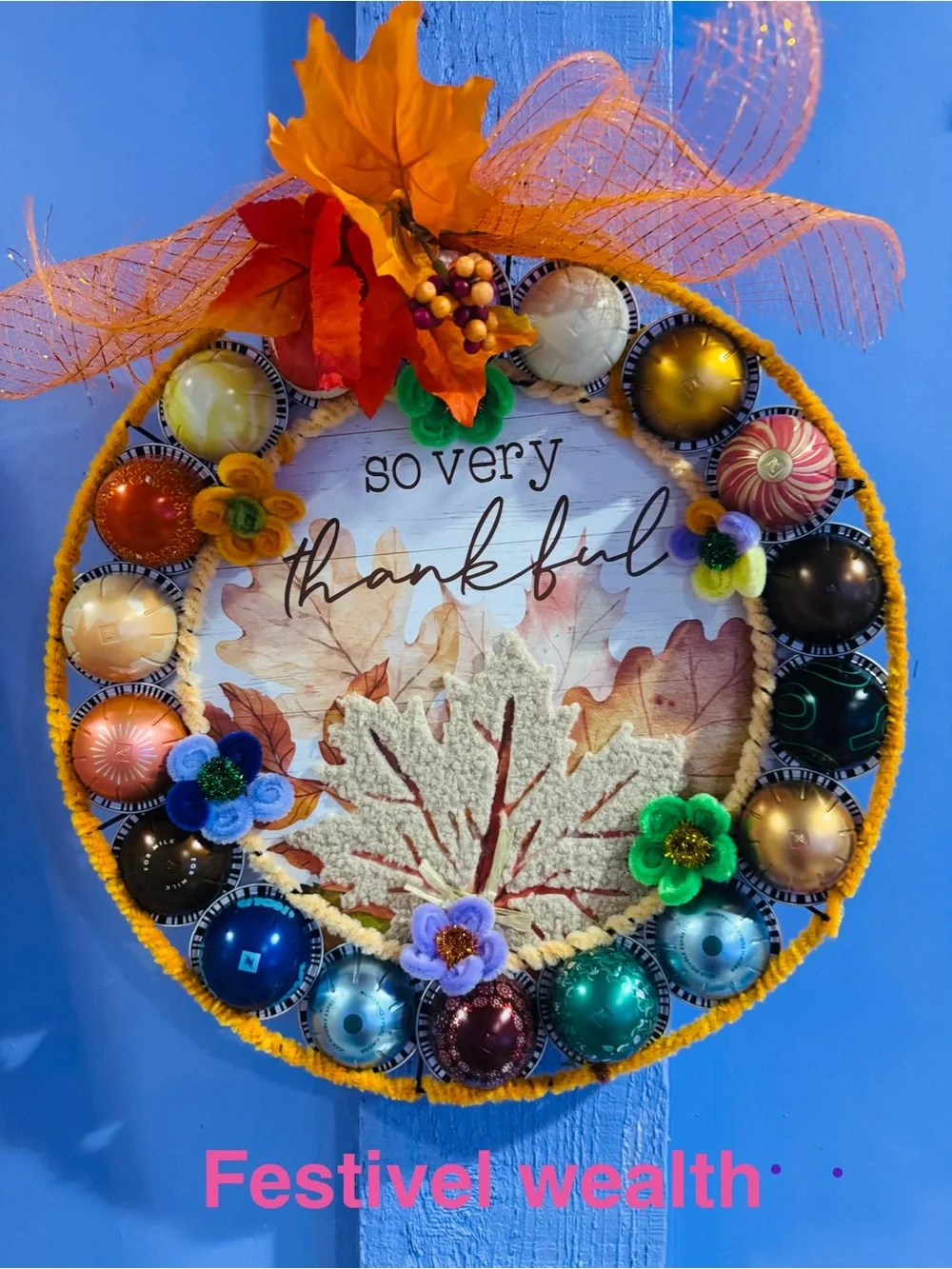 Nespresso VERTUO AUTUMN 🍂 WREATH Sampler .